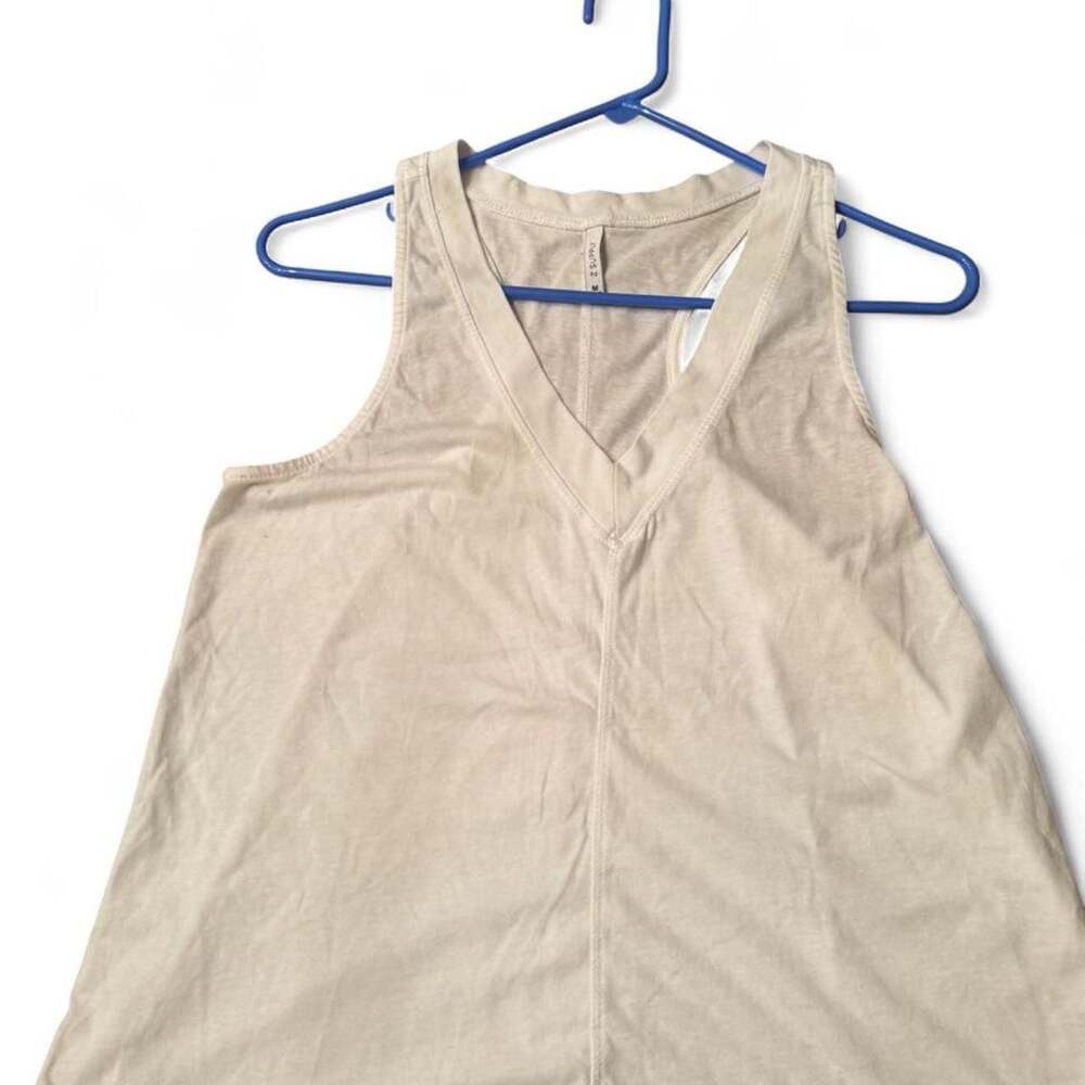 Z Supply Racerback Flare Tank Top White